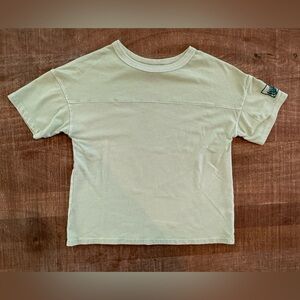 Cat & Jack Light Green Short Sleeve Top